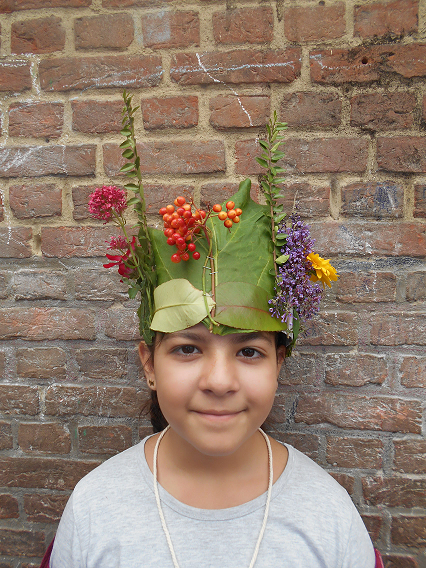Couronne fleurie